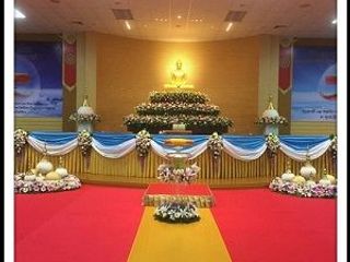 พรมแดง ราคาถูก รุ่น BU011 สีแดงสด หน้ากว้าง 1.5เมตร