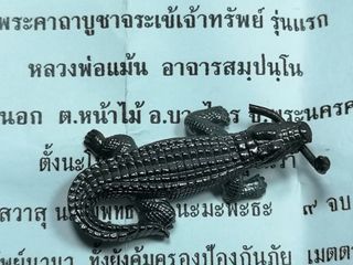 จระเข้หลวงพ่อแม้น/วัดหน้าต่างนอก/รุ่นแรก