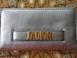 กระเป๋าสตางค์ DIOR J ADIOR LG Wallet Calfskin ของแท้