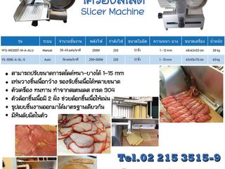 เครื่องสไลด์ (Frozen Food Slicer)
