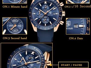 นาฬิกาข้อมือ BENYAR Men Watches Brand Luxury