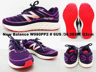 รองเท้าวิ่ง new balance model W980PP2 สีม่วง