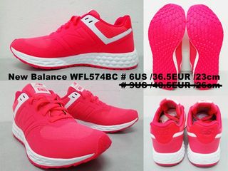 รองเท้าผ้าใบ new balance model WFL574BC สีชมพู