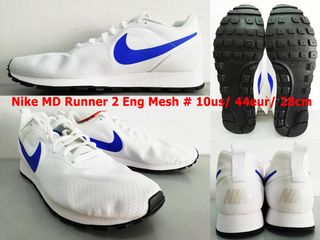 รองเท้าผ้าใบ Nike MD RUNNER 2 ENG MESH สีขาว