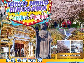 เที่ยวญี่ปุ่น TOKYO NIKKO KINUGAWA ราคาเริ่ม 54,900 บาท