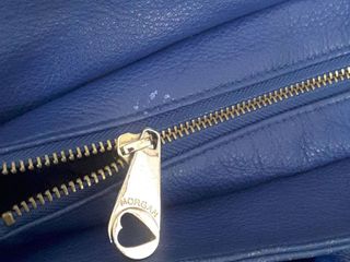 กระเป๋าสะพายแบรนด์แท้ morgan สีน้ำเงิน