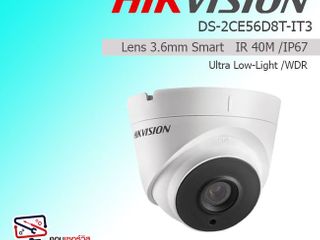 กล้องวงจรปิด HIKVSION DS-2CE56D8T-IT3 Lens 3.6mm Smart IR 2M