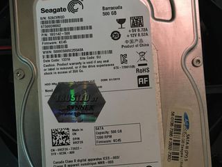HHD Seagate 500G 7200Rpm SATAIII สภาพยังดี