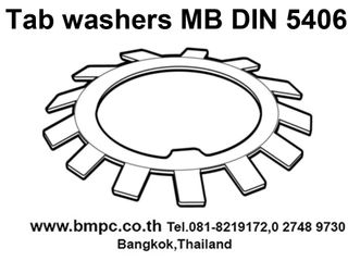 MB washer Tab washer Safety plate แหวนพับล๊อก