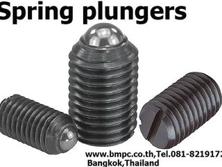 Ball plunger, Spring plunger, Index plunger