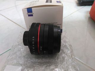 ชุดเลนส์หมุนมือ red ring lens aps c-mount 35mmf1.6