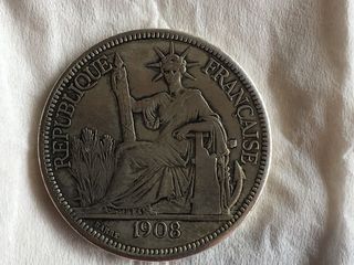 เหรียญ อิโด-ฝรั่งเศส ปี 1908