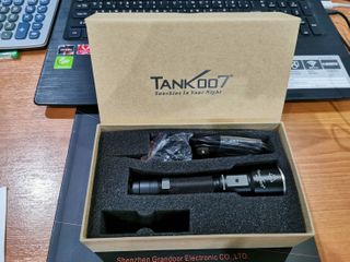 ไฟฉายชาร์จไฟแรงสูง USB TANK007 CK 15 Rechargeable Flashligh