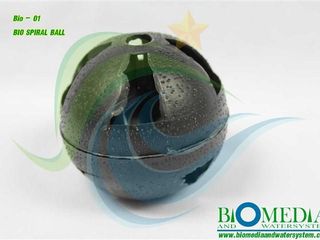 BIO SPIRAL BALL ไบโอมีเดียบอล ตัวกลางทางชีวะภาพ บำบัดน้ำเสีย