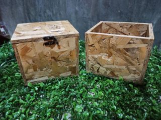 กล่องไม้ ทำจากไม้อัดosb ขนาด 5x6x5นิ้ว ( กxยxส )
