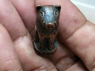 หมูป่ามหาลาภ รุ่น3 หลวงพ่อสมคิด วัดบึงตาต้า จ.ระยอง