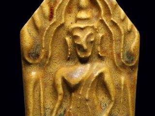 พระขุนแผนเคลือบกรุวัดเชิงท่าอยุธยา