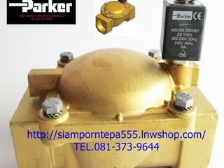 PVE7321BMN003 Parker Solenoid valve size 3นิ้ว แบบ NC 12 Bar