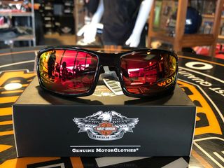 Harley-Davidson Men Cruise2 Sunglasses Red Mirror Lens Gloss