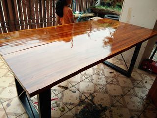 โต๊ะไม้ 100x200