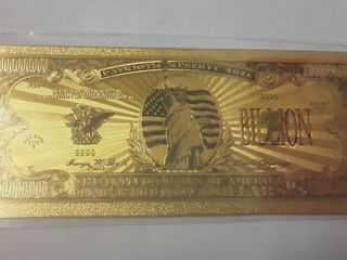 ธนาบัตรเงินดอลลาร์ทองคำ24k