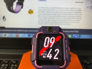 imoo Z6 ของแท้ กันเด็กหาย สีม่วง มือสอง ประกันเหลือ6เดือน