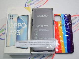 รุ่นใหม่ Oppo A93 สี Matte Black RAM8 ROM128 สภาพ99 อุปกรณ