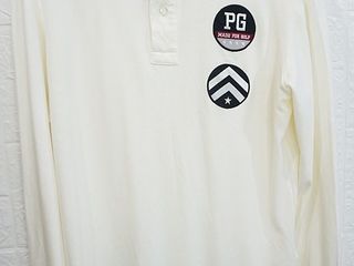 PEARLY GATES อก44 แท้ เสื้อยืดโปโลแขนยาวสปอตสุดเท่ห์