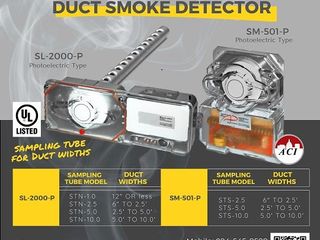 จำหน่ายและนำเข้า Duct Smoke Detector รุ่น SL-2000 และ SM-501