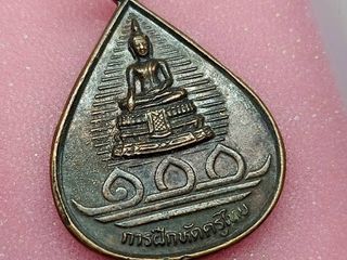เหรียญหลวงพ่อวัดไร่ขิง รุ่น ๑๐๐ ปี การฝึกหัดครูไทย