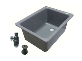 อ่าง PP Gray(Polypropylene Sink) (อ่างโพรลีโพไพลีนสีเทา)