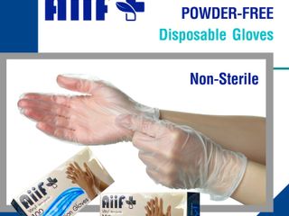 ถุงมือยาง Aiif Plus Vinyl Powder-Free Disposable Gloves