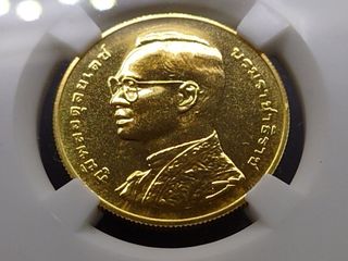 เหรียญทองคำ ชนิดราคา 6000 บาท ที่ระลึก 6 รอบ รัชกาลที่9
