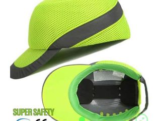 หมวกเซฟตี้ทรง Sport สีเขียว แถบสะท้อนแสง