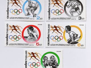 แสตมป์ 100 ปี คณะกรรมการโอลิมปิคระหว่างประเทศ