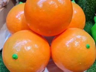 ส้มมงคล ลูกส้มงานดินปั้น