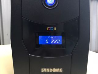 เครื่องสำรองไฟ SYNDOME UPS ECOII-1200 LCD (1200VA 720W)