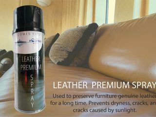สเปรย์รักษาสภาพวัสดุหนังแท้ Leather Premium Spray
