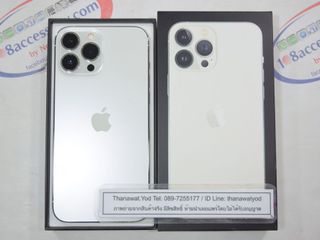 เหมือนใหม่ iPhone 13 Pro Max 128GB TH สี Silver ศูนย์ไทย แบต