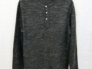 HANG TEN แท้ อก44 เสื้อยืดแขนยาวสีเทาลาย