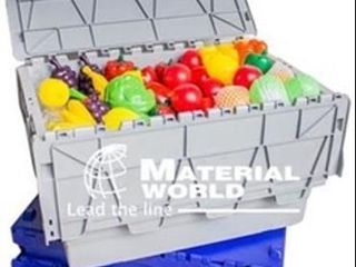 Material World Attached Lid Container ลังพลาสติก
