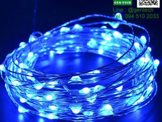 ไฟลวด 10m USB น้ำเงิน