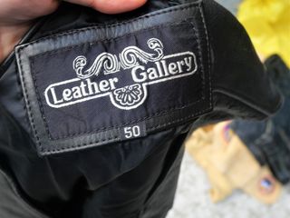 Leather Gregory 90s Biker Vest / Vintage Leather USA