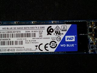 ขาย SSD 1TB WD BLUE SATA M.2 2280 (WDS100T2B0B) 3D