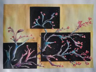 ภาพวาดกิ่งไม้