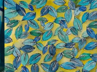 ภาพวาดพื้นหลังใบไม้