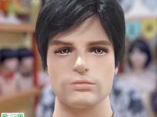 วิกผมแท้ ทอมือ งานแสกซ้ายแบบ mono สีน้ำตาลดำธรรมชาติ