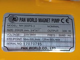 Magnetic drive pump รุ่น NH300PS