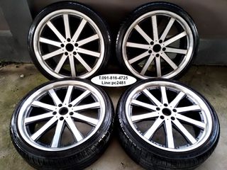 8500/4วง ล้อ20นิ้ว ROJAM 5รู114 ยางRoadster 245 35 20ปี18