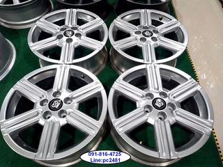 5500/4วง ล้อENKEIแท้ 17นิ้ว สีเงินเงา ก7.0 ET50 ใส่รถ5รู114